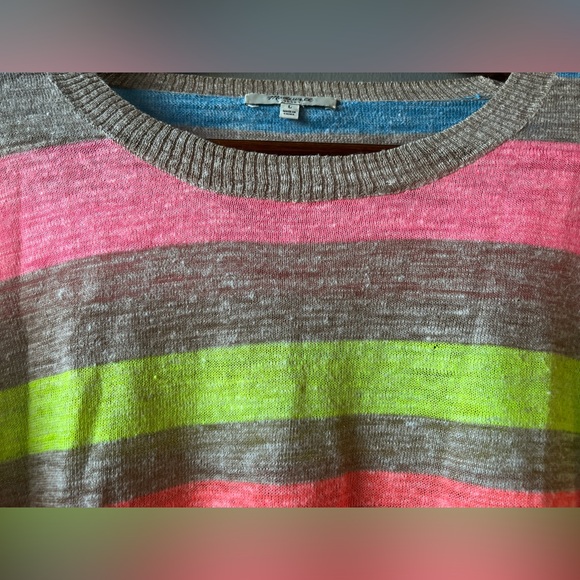 Madewell Striped Long Sleeve Crew Neck ~ Size L - Picture 4 of 5